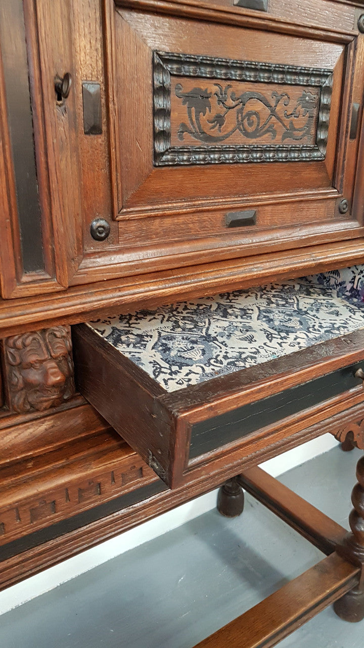 Italian 18th Century Carved Sideboard