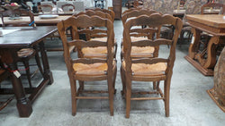 Set of Six Fabulous French Oak Dining Chairs | Antique & Vintage | Moonee Ponds Antiques | Australia Wide Delivery