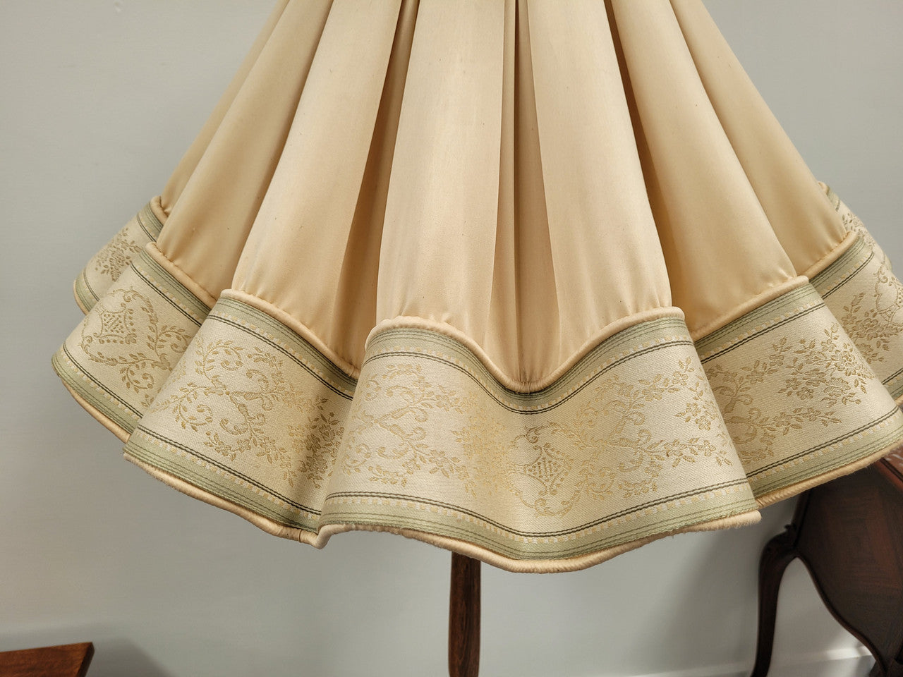 Vintage Ballerina standard lampshade. In original condition with some small marks to fabric.