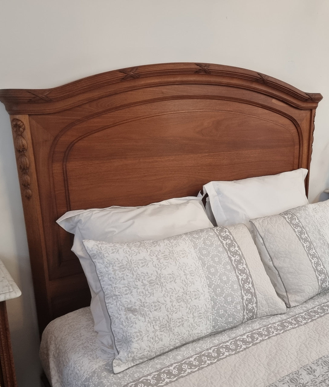 Fabulous French Walnut Queen Bed | Antique & Vintage | Moonee Ponds Antiques | Australia Wide Delivery