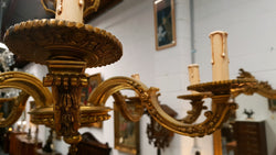 French Napoleon III Gilt Bronze Chandelier | Antique & Vintage | Moonee Ponds Antiques | Australia Wide Delivery