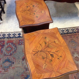 Pair French Commode Style Bedside Cabinets
