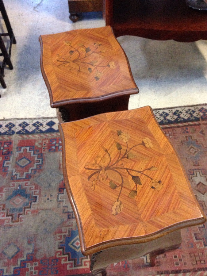Pair French Commode Style Bedside Cabinets | Antique & Vintage | Moonee Ponds Antiques | Australia Wide Delivery