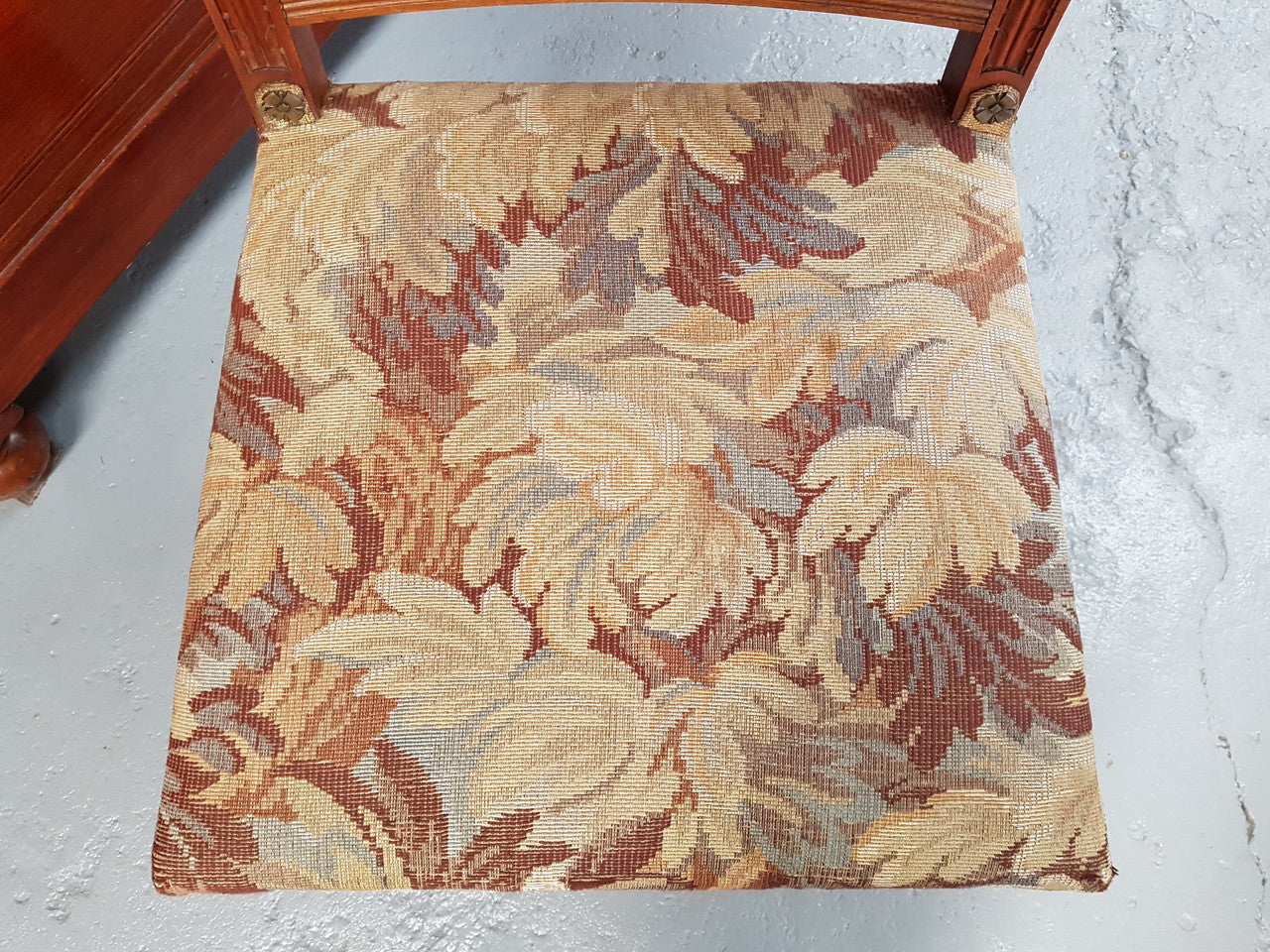 French Walnut Carved Chair