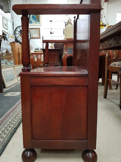 Australian Cedar Hall seat | Antique & Vintage | Moonee Ponds Antiques | Australia Wide Delivery