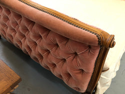 Beautiful French Walnut Upholstered Bed | Antique & Vintage | Moonee Ponds Antiques | Australia Wide Delivery