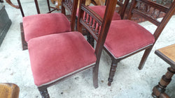 Lovely Set Of Four Upholstered Dining Chairs | Antique & Vintage | Moonee Ponds Antiques | Australia Wide Delivery