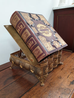 Rare French 19th Century Bronze Bible-Book Stand | Antique & Vintage | Moonee Ponds Antiques | Australia Wide Delivery