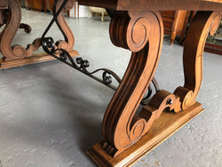 A Very Wide French Spanish Style Dining Table | Antique & Vintage | Moonee Ponds Antiques | Australia Wide Delivery