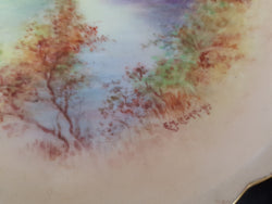 Beautiful Hand-Painted & Signed China Bowl | Antique & Vintage | Moonee Ponds Antiques | Australia Wide Delivery