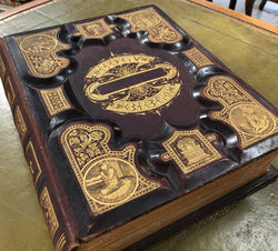 Victorian Holy Bible By Hubbard Bros Philadelphia | Antique & Vintage | Moonee Ponds Antiques | Australia Wide Delivery