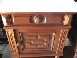 Pair French Walnut Bedside Cabinets | Antique & Vintage | Moonee Ponds Antiques | Australia Wide Delivery