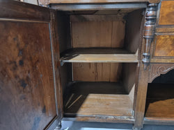Walnut Sideboard Base Cupboards & Four Drawers | Antique & Vintage | Moonee Ponds Antiques | Australia Wide Delivery