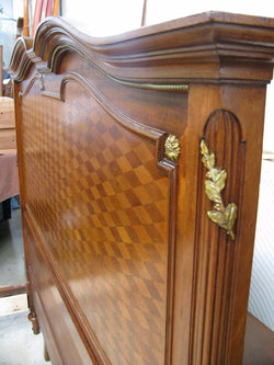 French Walnut Queen Size Bed | Antique & Vintage | Moonee Ponds Antiques | Australia Wide Delivery