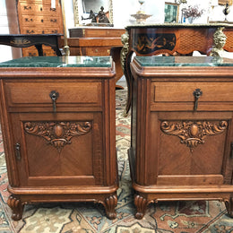 Superb Pair of French Art Deco Bedside Cabinets
