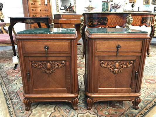 Superb Pair of French Art Deco Bedside Cabinets