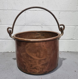 Antique French Copper Firewood Handled Bucket | Antique & Vintage | Moonee Ponds Antiques | Australia Wide Delivery