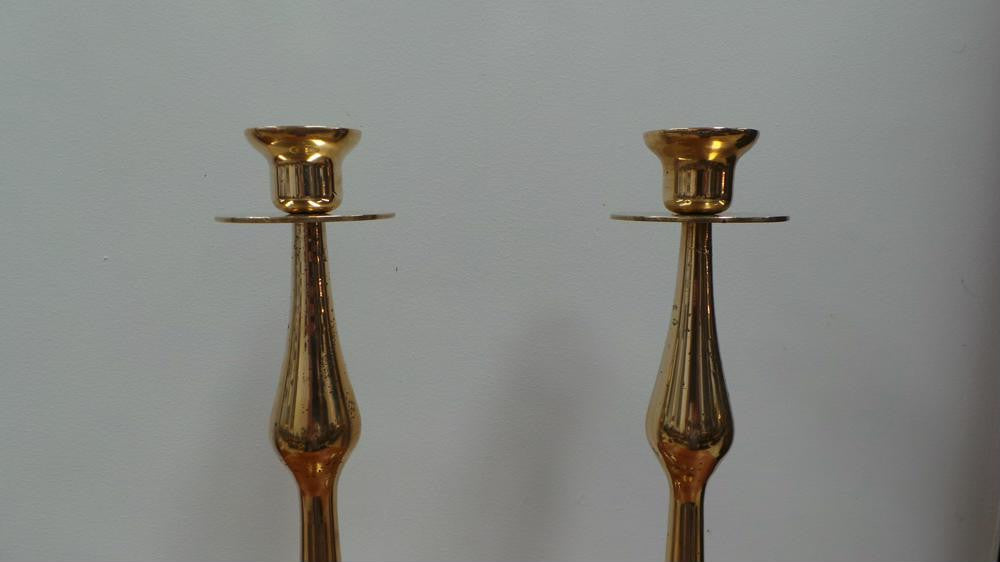 Pair Of Bronze Candlesticks | Antique & Vintage | Moonee Ponds Antiques | Australia Wide Delivery