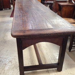 Antique French Oak Refectory Table
