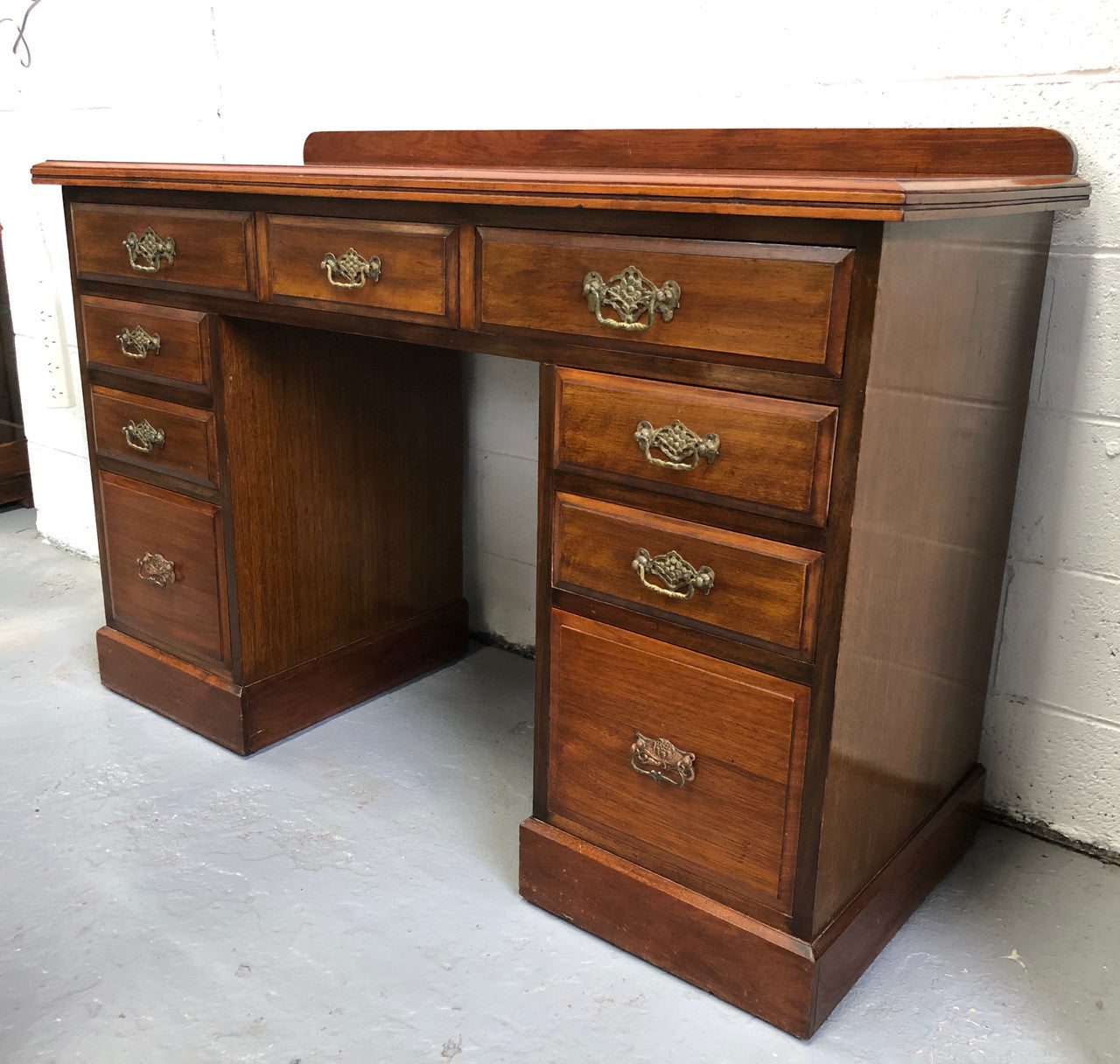 Fabulous Small Size Walnut Desk | Antique & Vintage | Moonee Ponds Antiques | Australia Wide Delivery