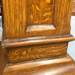 Lovely Antique Faux Oak Pedestal