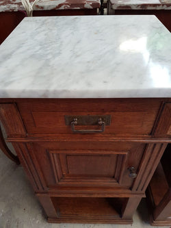French Pair of Oak Beside Cabinets | Antique & Vintage | Moonee Ponds Antiques | Australia Wide Delivery