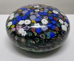 Superb Murano Art Glass Millefiori Aventurine Paperweight | Antique & Vintage | Moonee Ponds Antiques | Australia Wide Delivery
