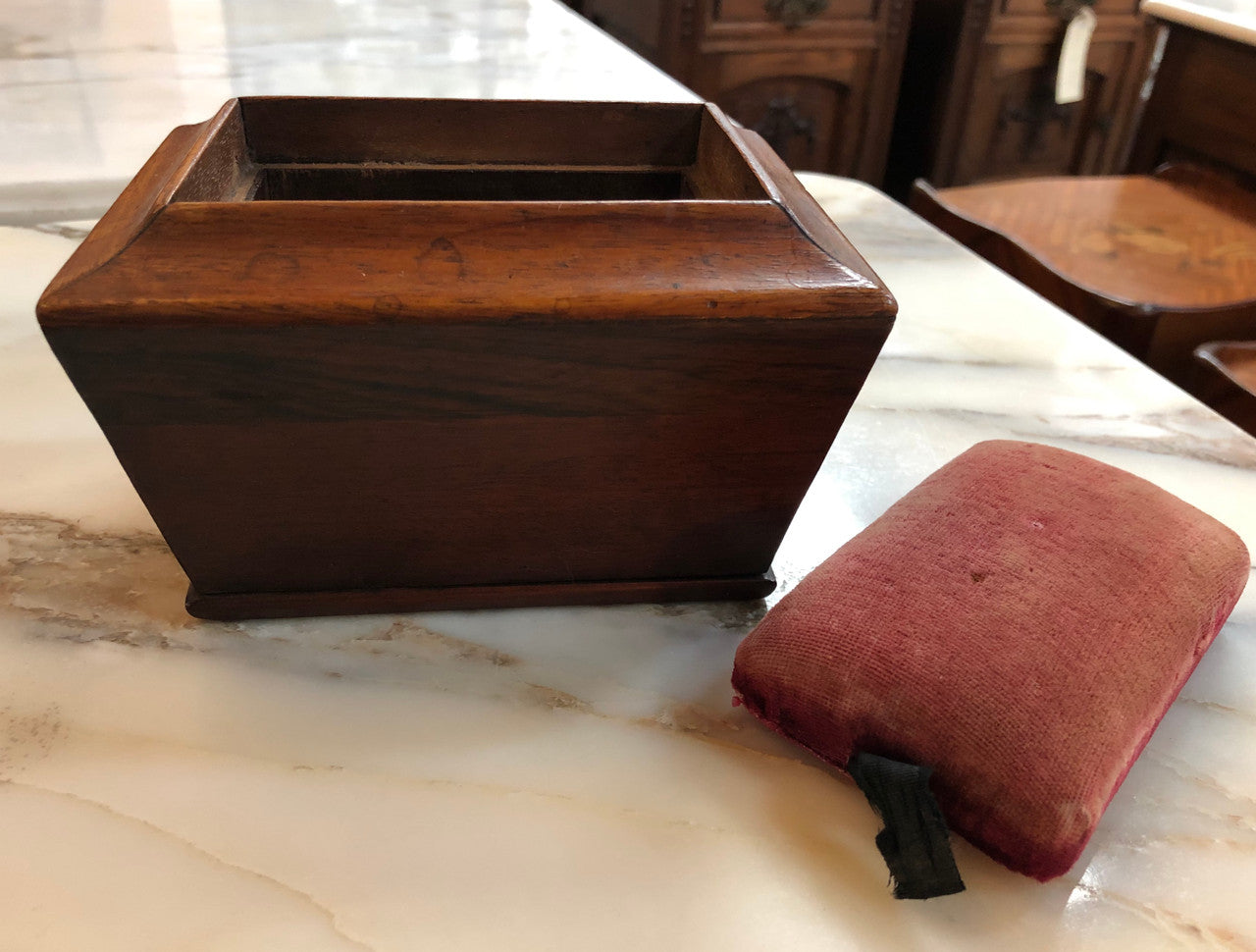 Victorian Sewing Aide Box With Needle Cushion | Antique & Vintage | Moonee Ponds Antiques | Australia Wide Delivery