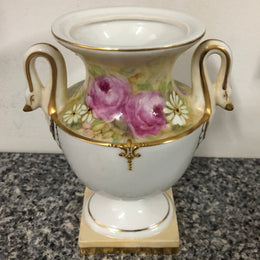 Beautiful Hand Painted Decorative Lidded Vase