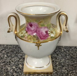 Beautiful Hand Painted Decorative Lidded Vase | Antique & Vintage | Moonee Ponds Antiques | Australia Wide Delivery