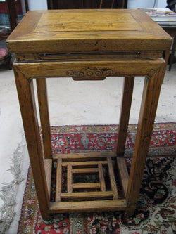 Chinese Elm Pedestal | Antique & Vintage | Moonee Ponds Antiques | Australia Wide Delivery