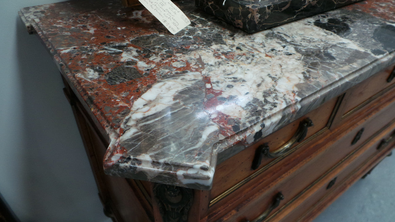 A Fabulous Continental 19th Century Walnut Three Drawer Commode | Antique & Vintage | Moonee Ponds Antiques | Australia Wide Delivery