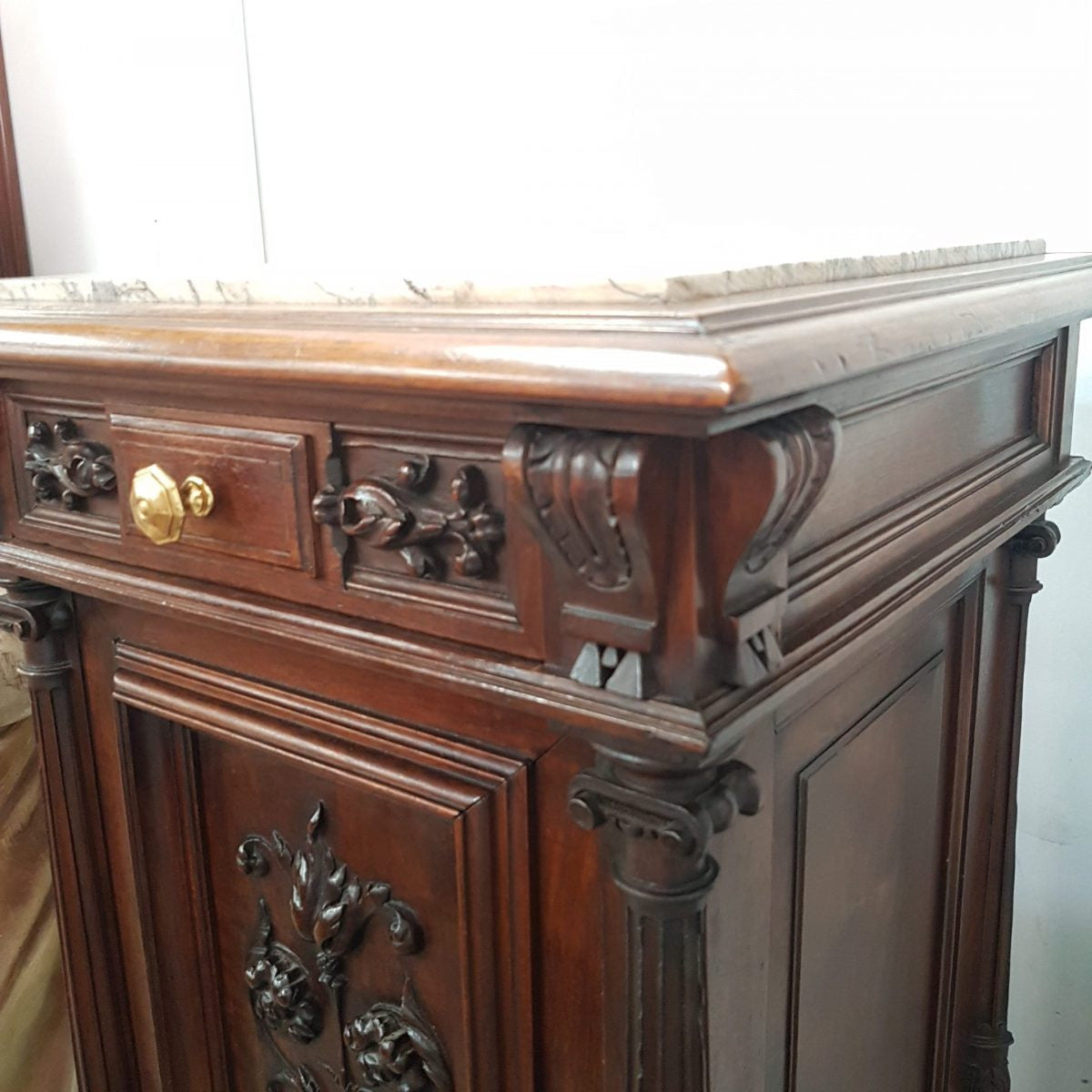 French Ornate Bedside Cabinet | Antique & Vintage | Moonee Ponds Antiques | Australia Wide Delivery