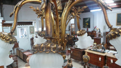 French Gilt Bronze Chandelier | Antique & Vintage | Moonee Ponds Antiques | Australia Wide Delivery