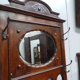 Tudor style hall stand