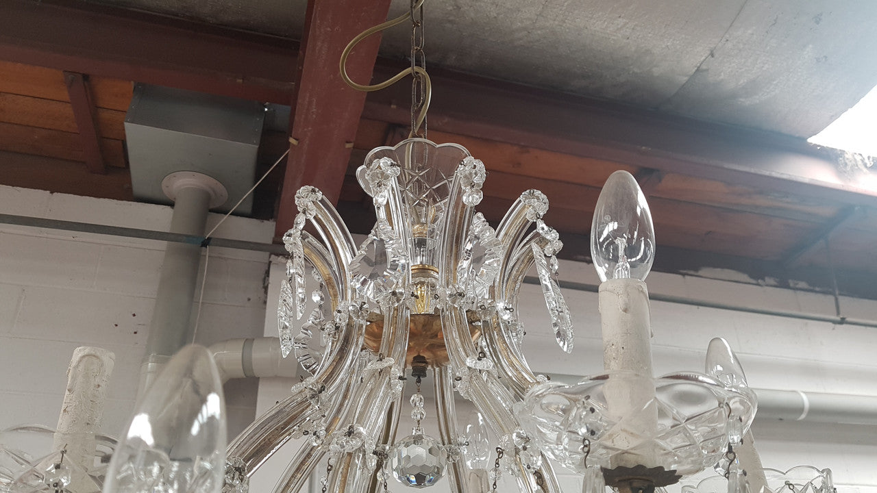 Fine French Parisian Crystal Chandelier