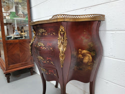 Rare French Louis XV Style Hand Painted Miniature Bombe Commode | Antique & Vintage | Moonee Ponds Antiques | Australia Wide Delivery