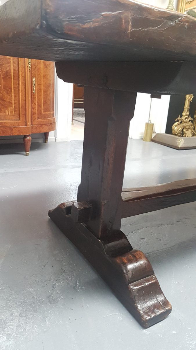 Early 19th Century French Solid Oak Refectory Dining Table | Antique & Vintage | Moonee Ponds Antiques | Australia Wide Delivery