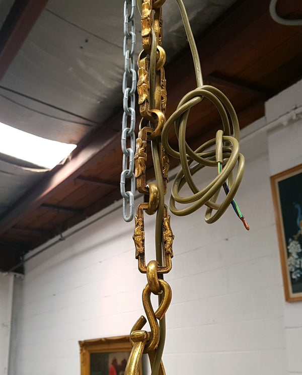 French Napoleon III Gilt Bronze Chandelier