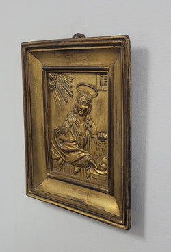 Early 19th Century Gilt Bronze Doctors Plaque | Antique & Vintage | Moonee Ponds Antiques | Australia Wide Delivery