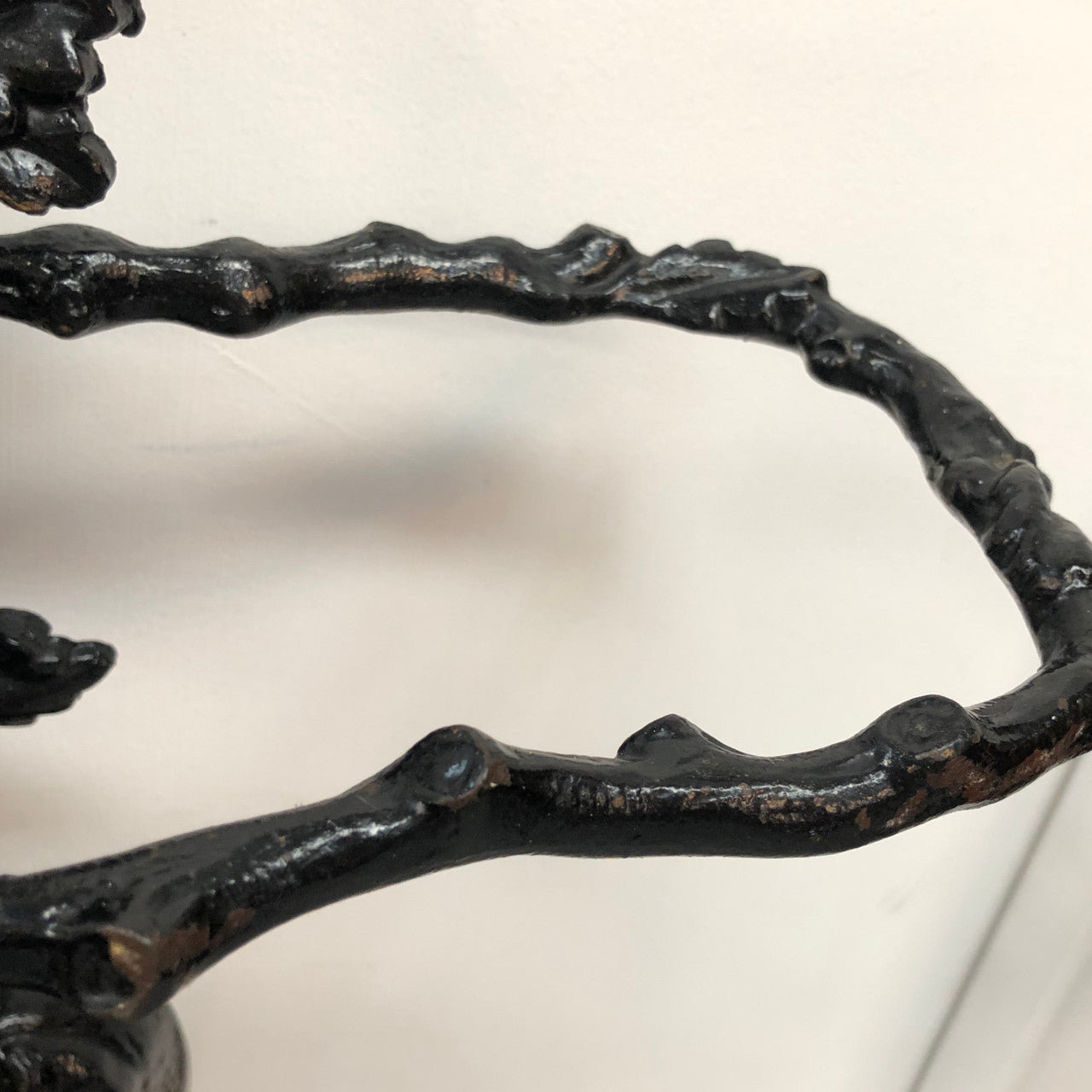 Black Cast Iron Umbrella Stand Displaying A Dog Under A Tree | Antique & Vintage | Moonee Ponds Antiques | Australia Wide Delivery