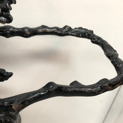 Black Cast Iron Umbrella Stand Displaying A Dog Under A Tree | Antique & Vintage | Moonee Ponds Antiques | Australia Wide Delivery
