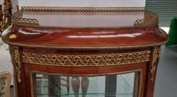 French Louis XV Style Vitrine with Curved Glass | Antique & Vintage | Moonee Ponds Antiques | Australia Wide Delivery