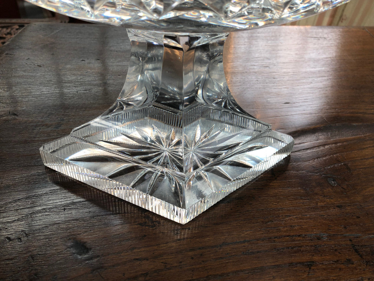 Beautiful Cut Crystal Bowl | Antique & Vintage | Moonee Ponds Antiques | Australia Wide Delivery
