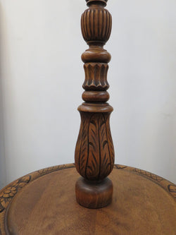 French Oak and Cherrywood Standard Lamp | Antique & Vintage | Moonee Ponds Antiques | Australia Wide Delivery