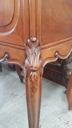 Pair of Louis XV Style Walnut Bedside Cabinets | Antique & Vintage | Moonee Ponds Antiques | Australia Wide Delivery