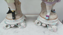 Beautiful Pair Of Large Sitzendorf Figurines | Antique & Vintage | Moonee Ponds Antiques | Australia Wide Delivery