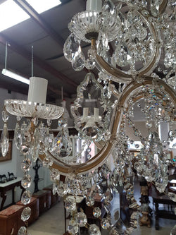 French Parisian Cage Chandelier | Antique & Vintage | Moonee Ponds Antiques | Australia Wide Delivery