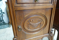 Pair Of French Oak Louis XV Style Bedsides | Antique & Vintage | Moonee Ponds Antiques | Australia Wide Delivery