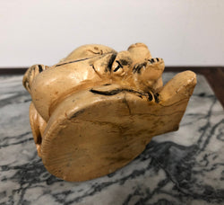 Vintage carved statue of Smiling Buddha | Antique & Vintage | Moonee Ponds Antiques | Australia Wide Delivery